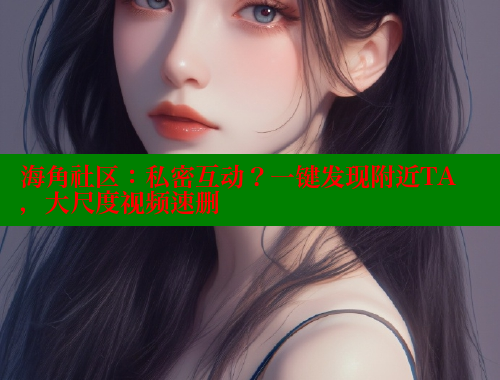 海角社区：私密互动？一键发现附近TA，大尺度视频速删 欢迎回家海角社区 第1张